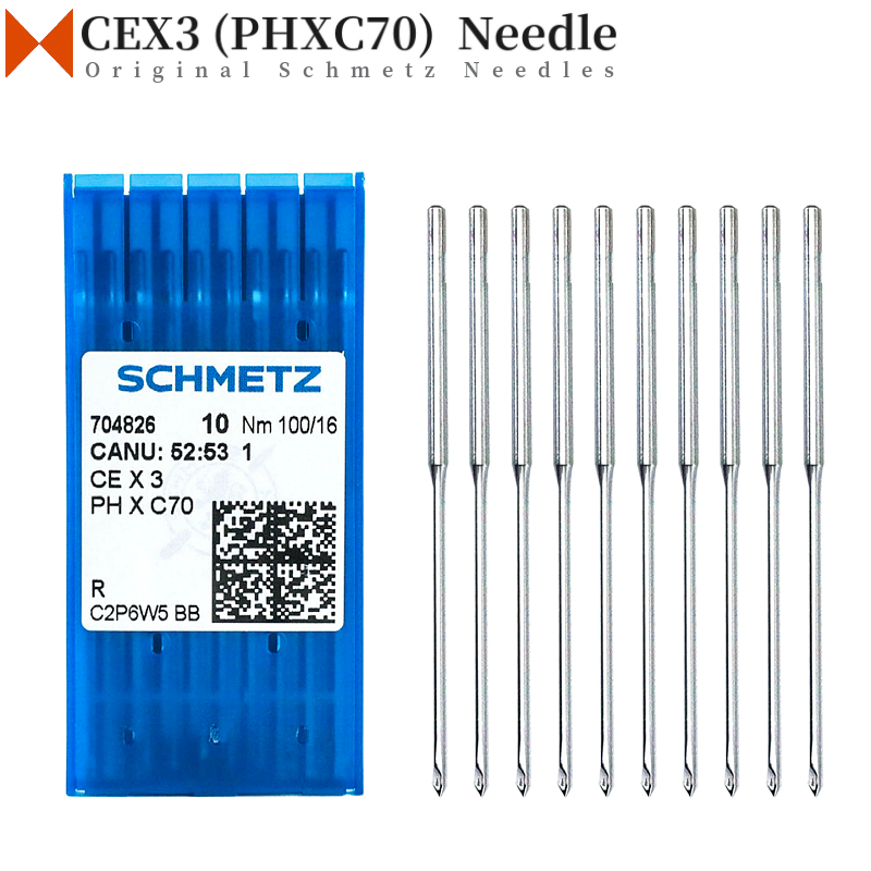 Embroidery Towel - 10 PCS CEX3 (PHXC70) Schmetz Needles