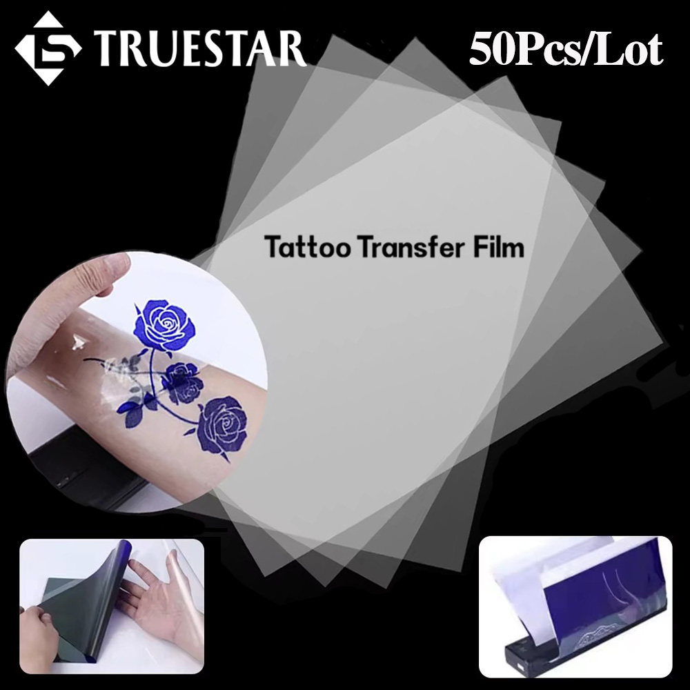 Transfer Paper Carbon - 50PCS Transparent Tattoo Transfer Film Paper