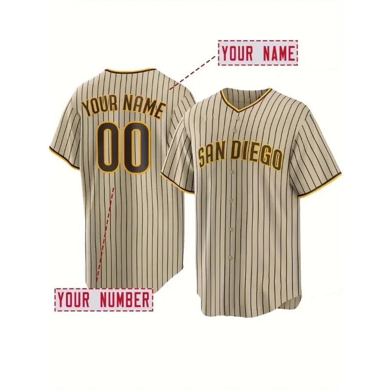 Embroidery Blouse - Custom Name And Number Men's Embroidery