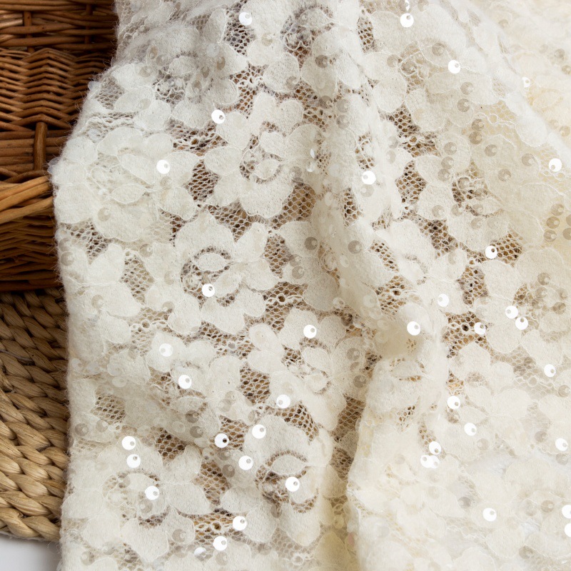 Embroidery Design Patterns Flowers - New plush lace fabric with sequins,