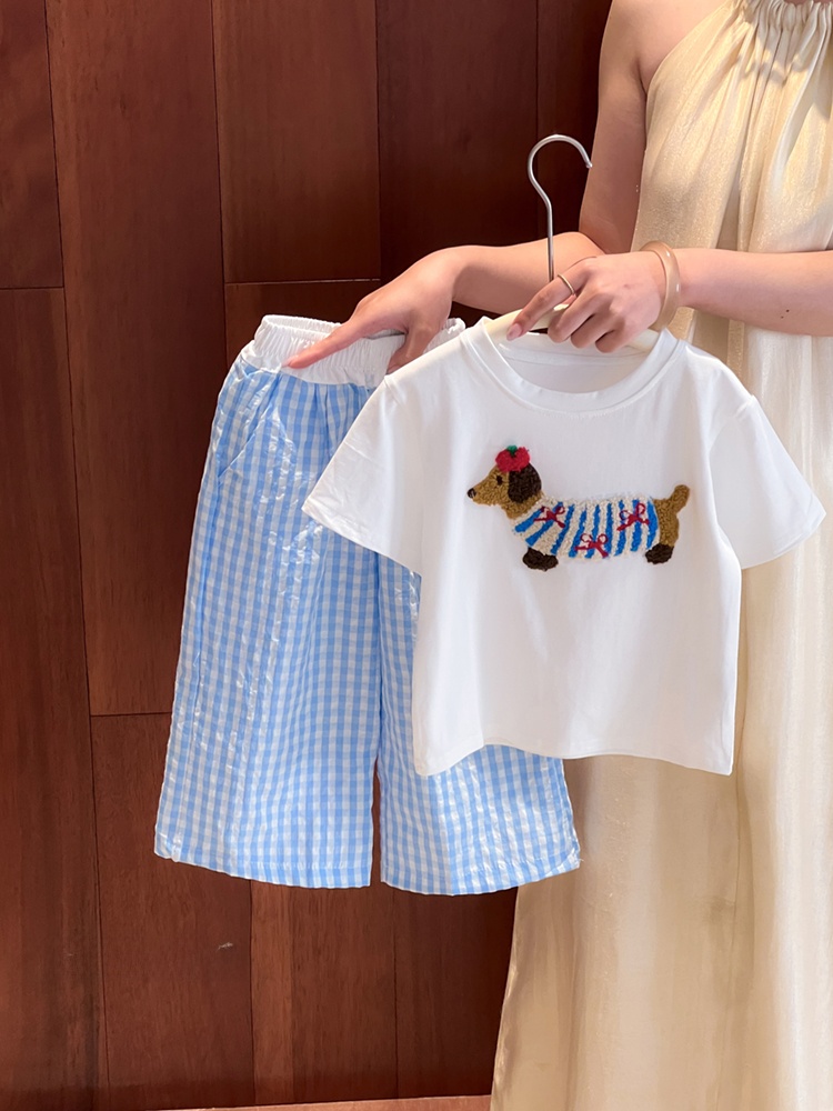Embroidery Towel - Girls Boys Summer Outfit 2026 New
