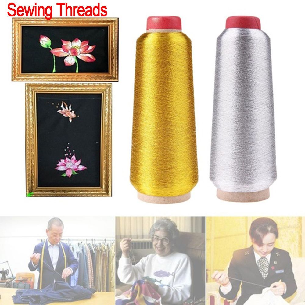 Embroidery Floss - Gold/Silver Embroidery Threads Computer Cross-stitch Thread