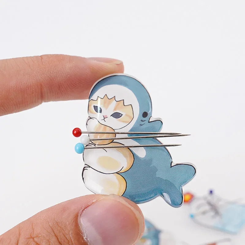 Embroidery Youtube - Cute cat acrylic needle, 1 piece,