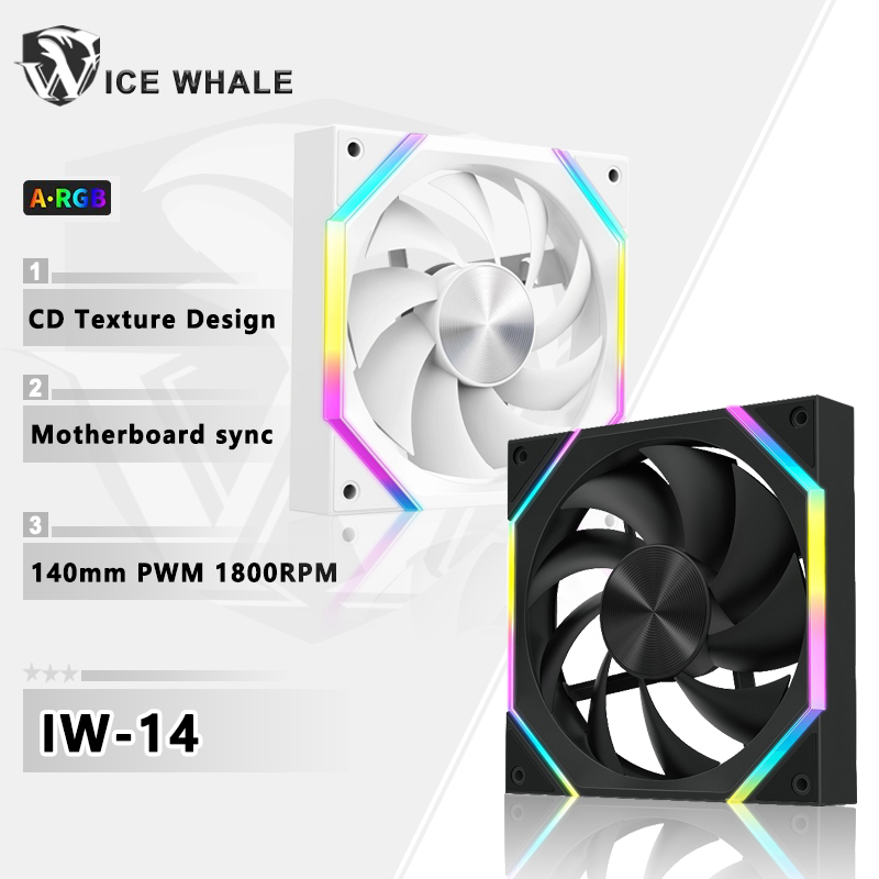 Embroidery Whale - ICE Whale IW-14 Computer Chassis Fan