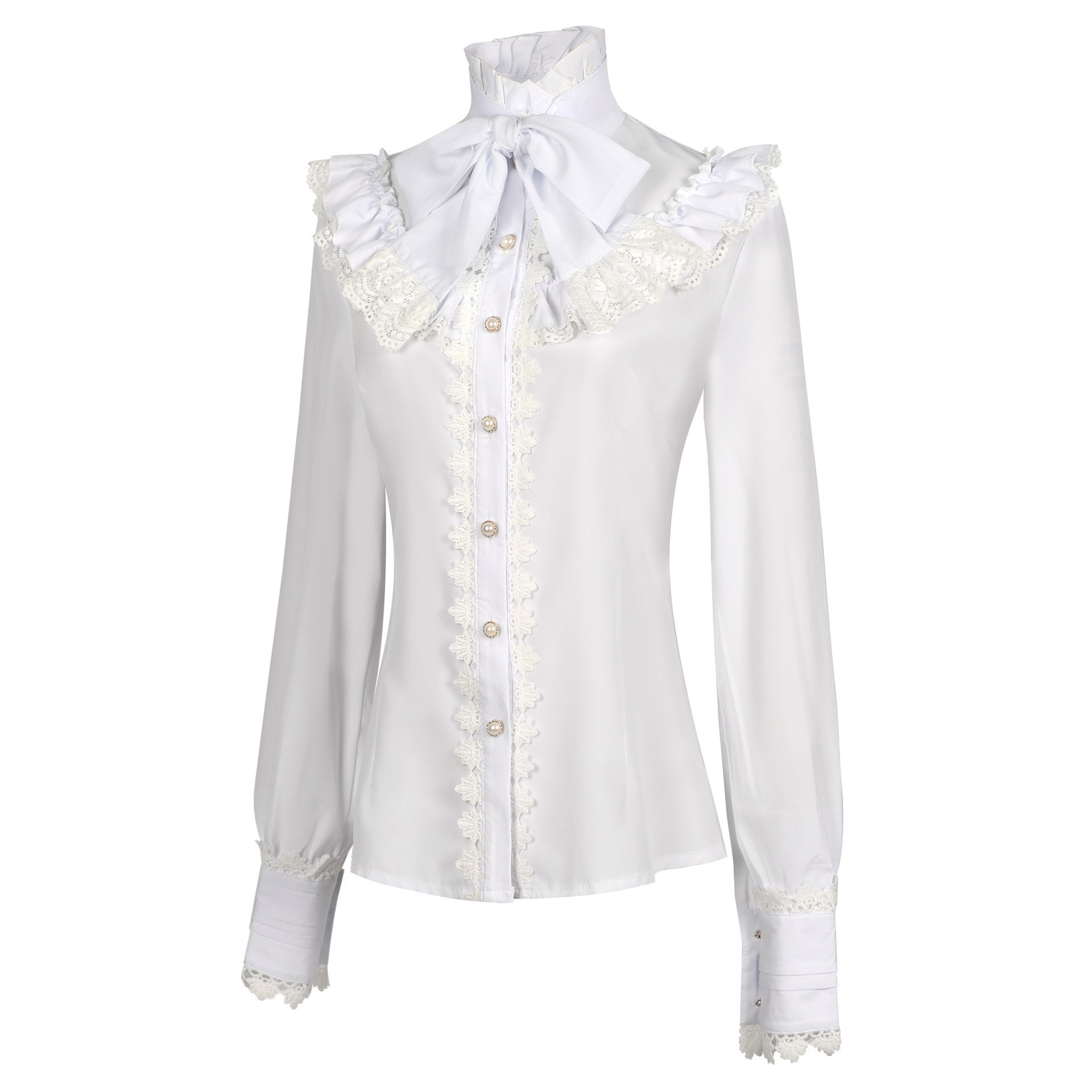 Embroidery Blouse - New Arrival Women's Victorian Gothic Shirt,