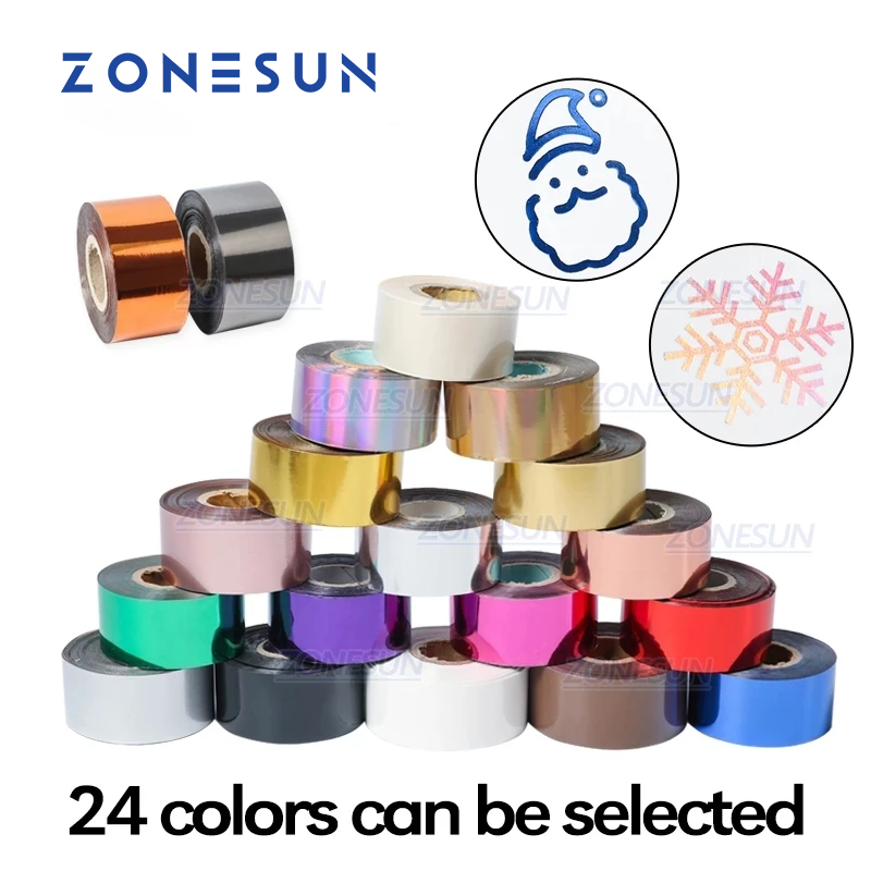 Transfer Paper Carbon - ZONESUN 3/4/5cm Gold Silver Black Foil