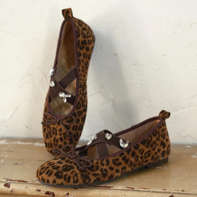 Embroidery Flower Ballet Flats - Embroidery Flat Shoes ulasan dan harga