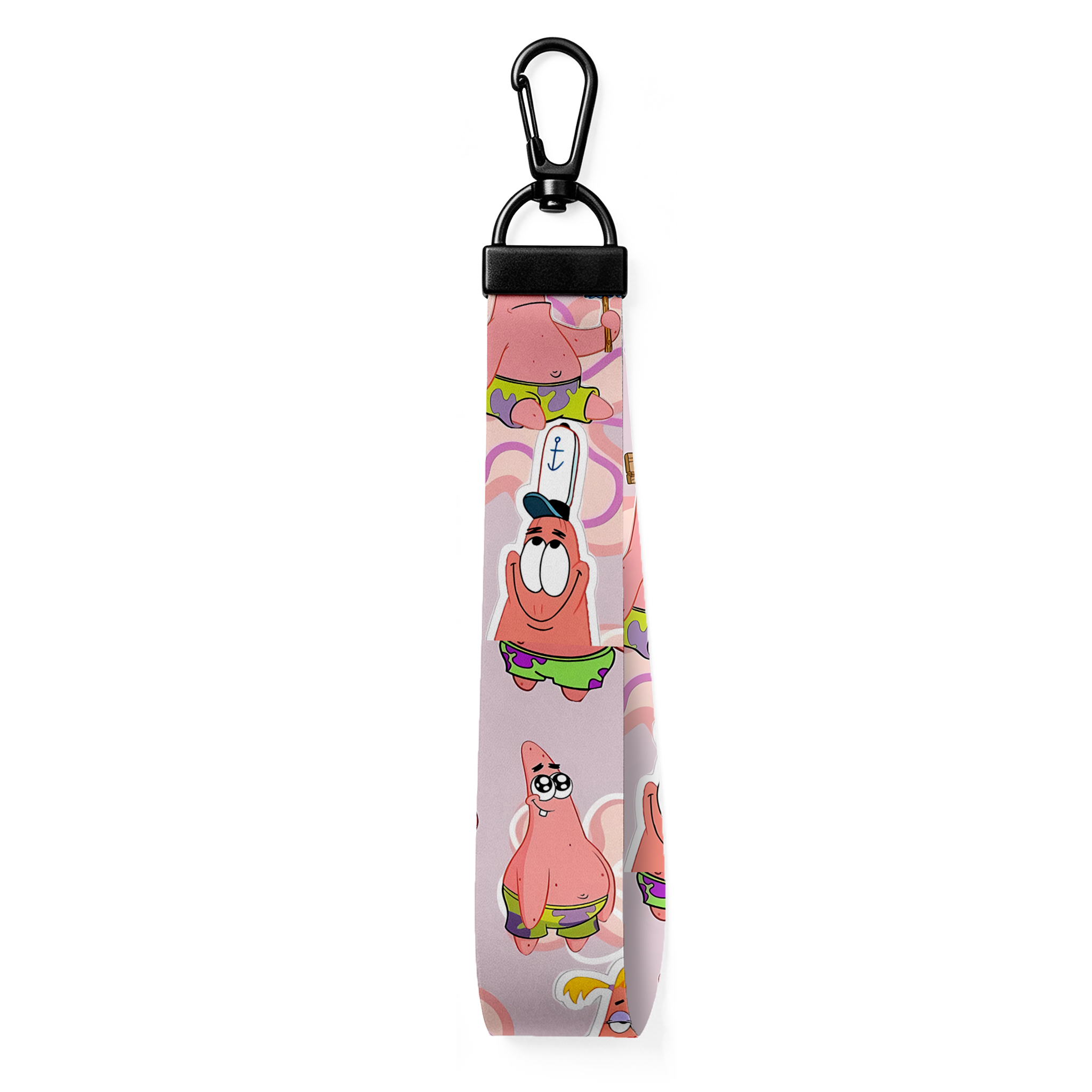 SpongeBob Key Chain for Men Wo - Embroidery Ring ulasan dan harga