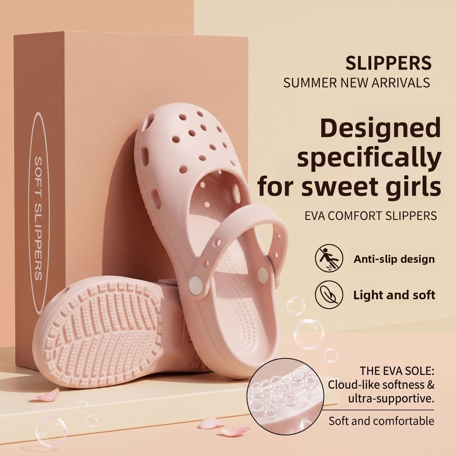 Summer New Women's Cute Ballet - Embroidery Flat Shoes ulasan dan harga