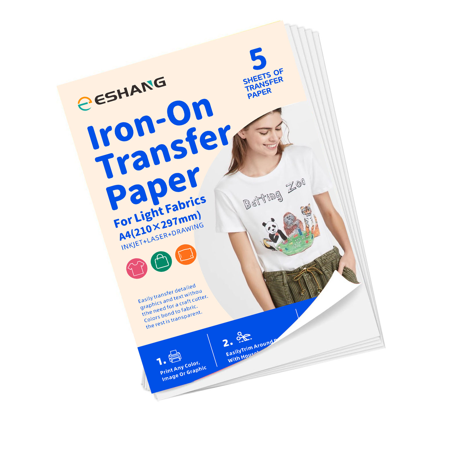 5 Sheets A4 Heat Transfer Pape - Transfer Paper Carbon ulasan dan harga