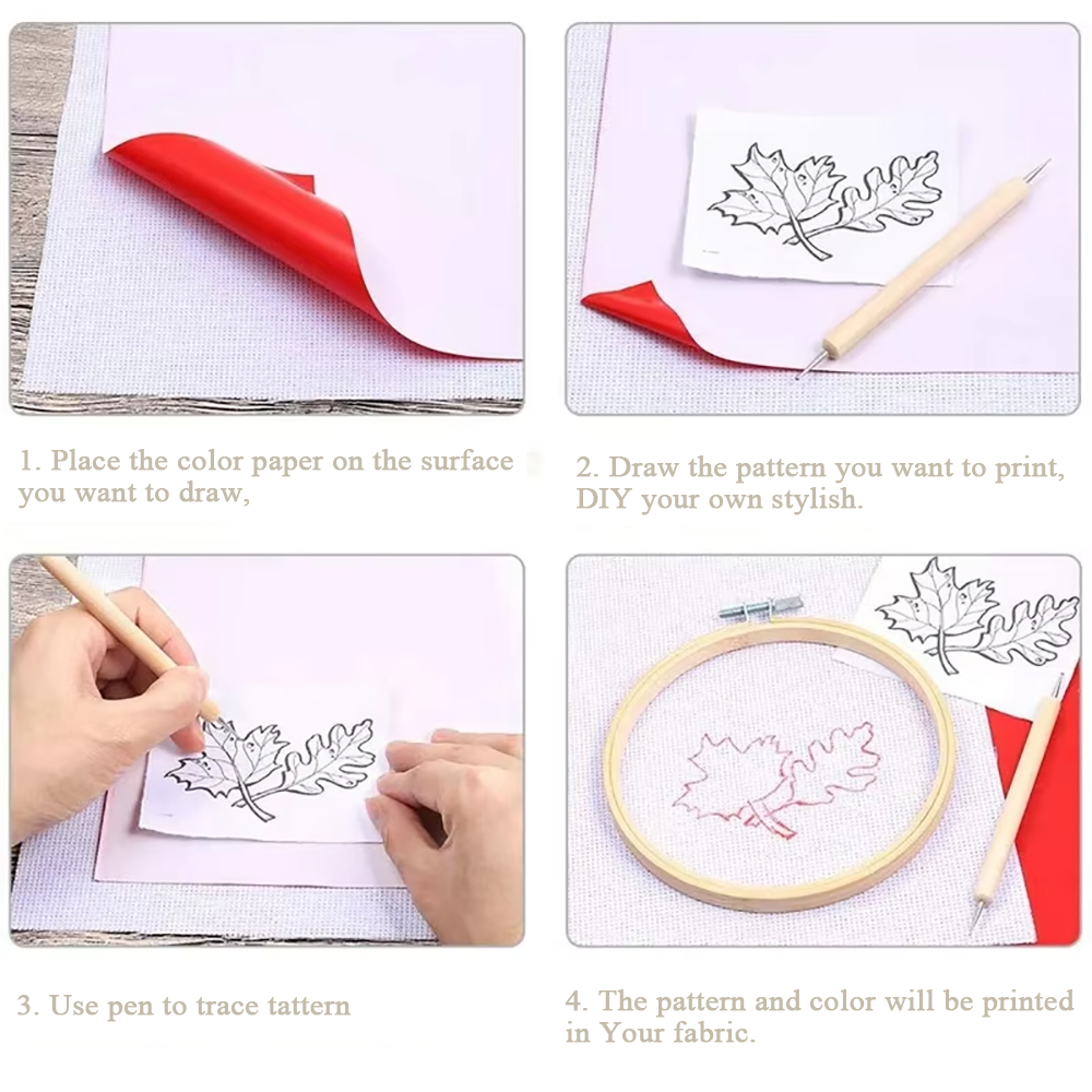 10pcs/set Embroidery Transfer  - Transfer Paper Carbon ulasan dan harga
