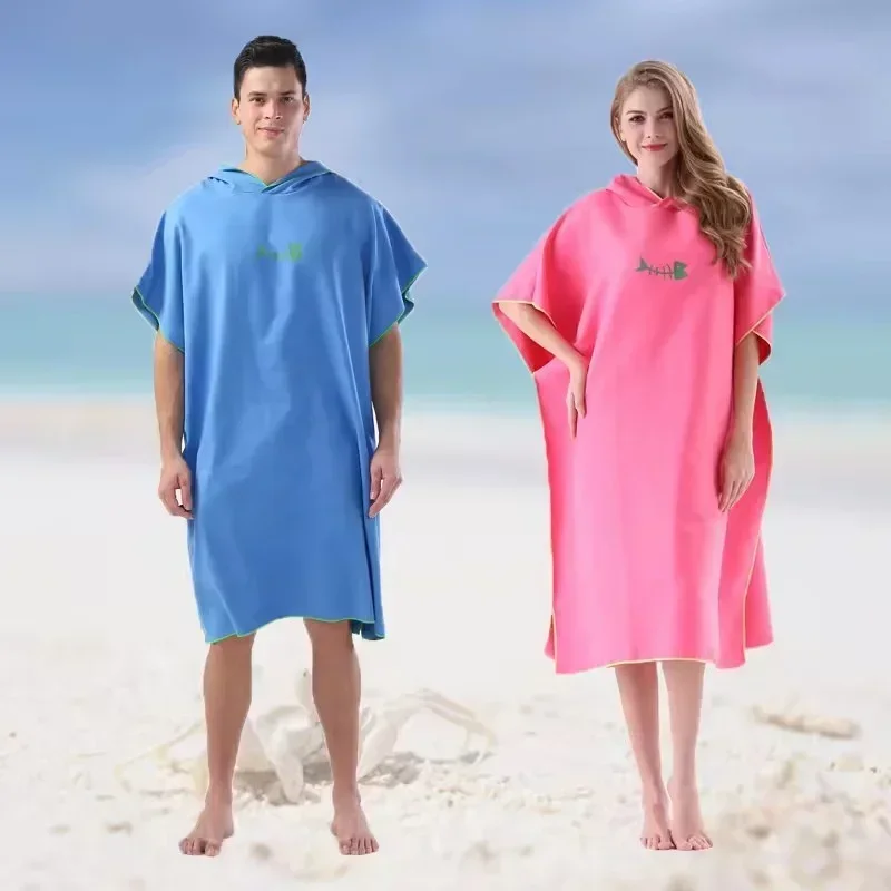 Microfiber Hooded Towel Men Wo - Embroidery Towel ulasan dan harga