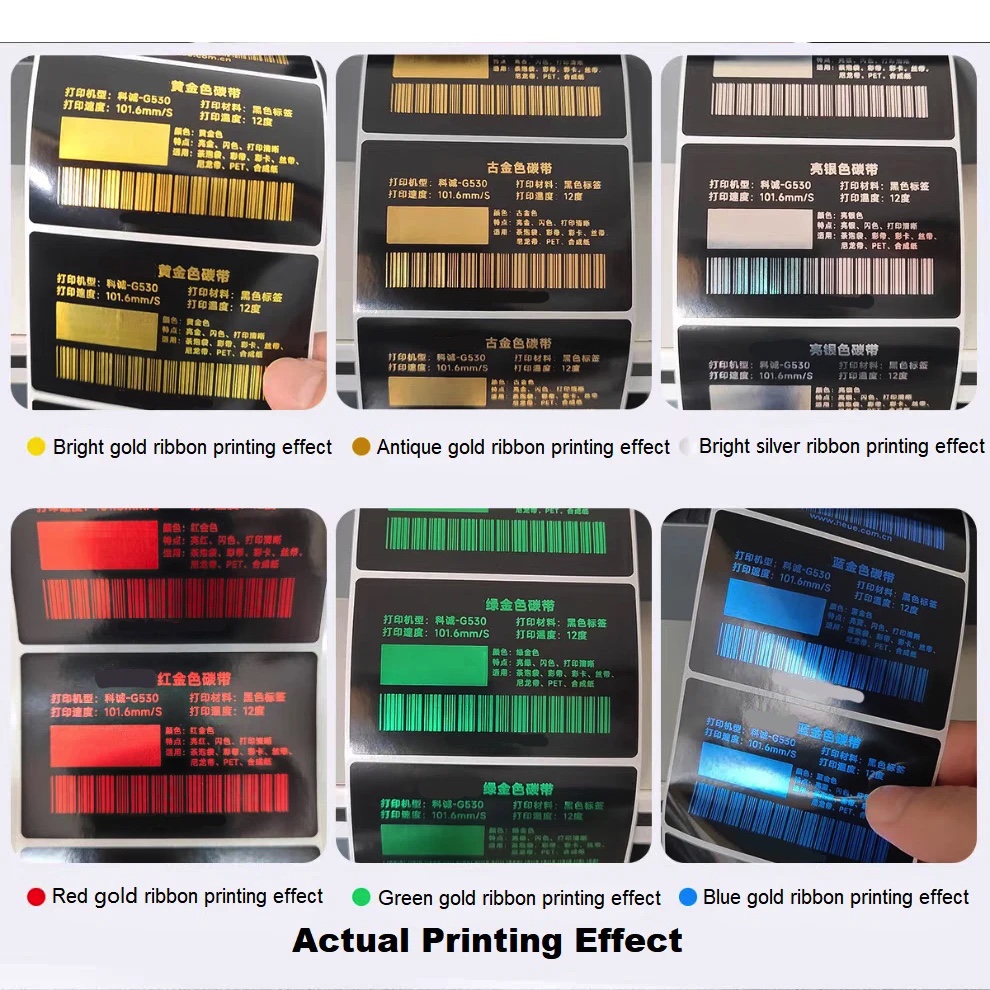 Color Golden Foil Resin Ribbon - Transfer Paper Carbon ulasan dan harga