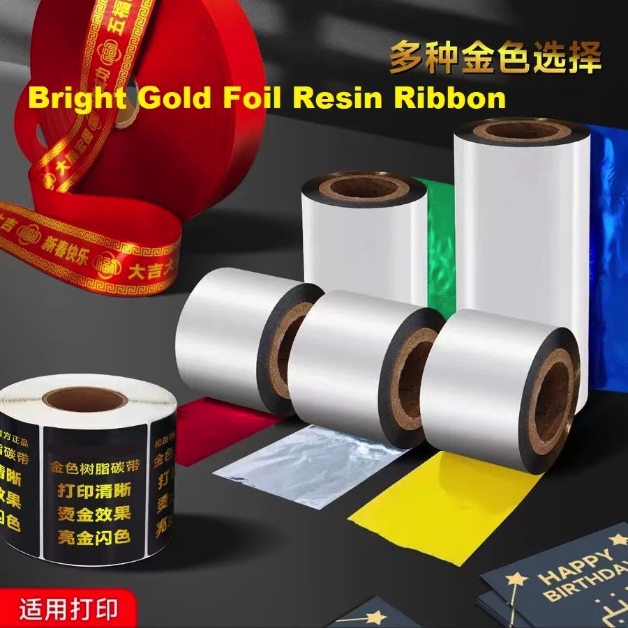 Color Golden Foil Resin Ribbon - Transfer Paper Carbon ulasan dan harga
