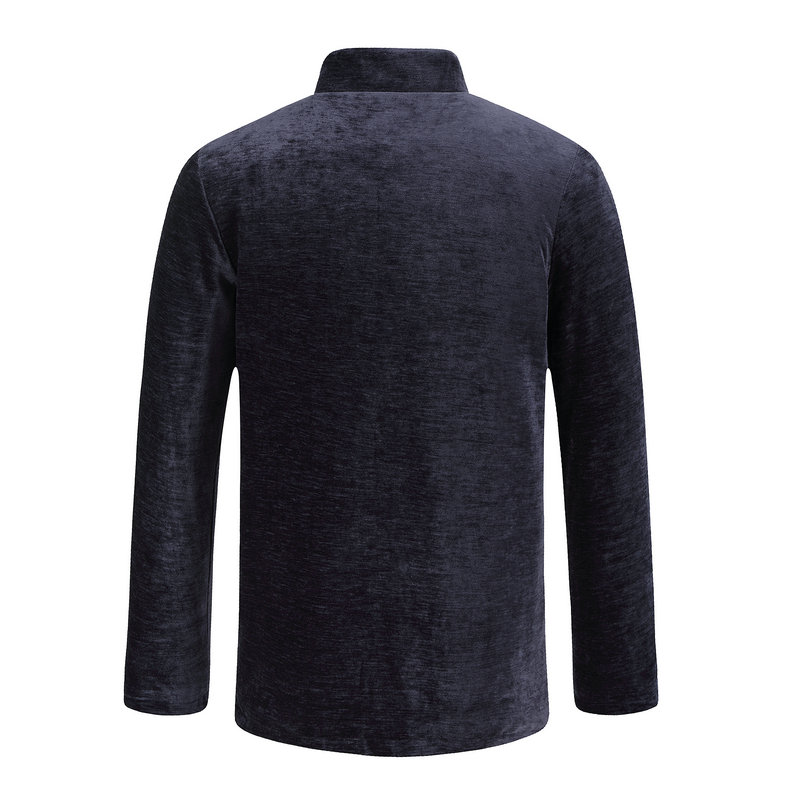 Men Velvet Fleece Lined Jacket - Embroidery Online Design ulasan dan harga