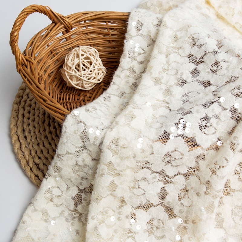 New plush lace fabric with seq - Embroidery Design Patterns Flowers ulasan dan harga