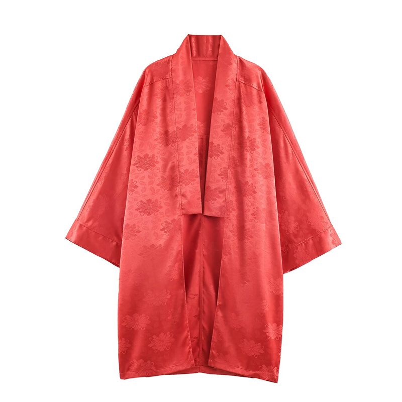 2026 Spring Women's Red Floral - Embroidery Origin ulasan dan harga