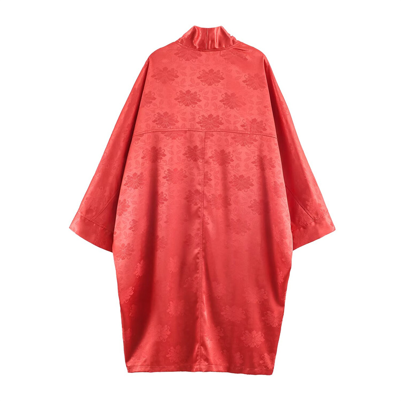 2026 Spring Women's Red Floral - Embroidery Origin ulasan dan harga