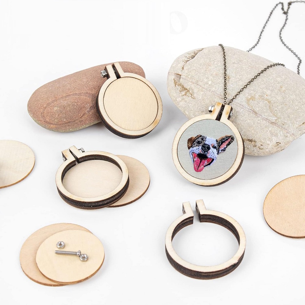 10PCS Mini Embroidery Hoop Woo - Embroidery Ring ulasan dan harga