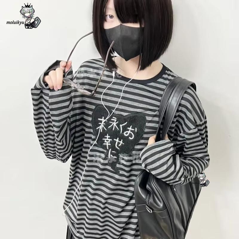 Y2K American Punk Vintage O Ne - Embroidery Origin ulasan dan harga