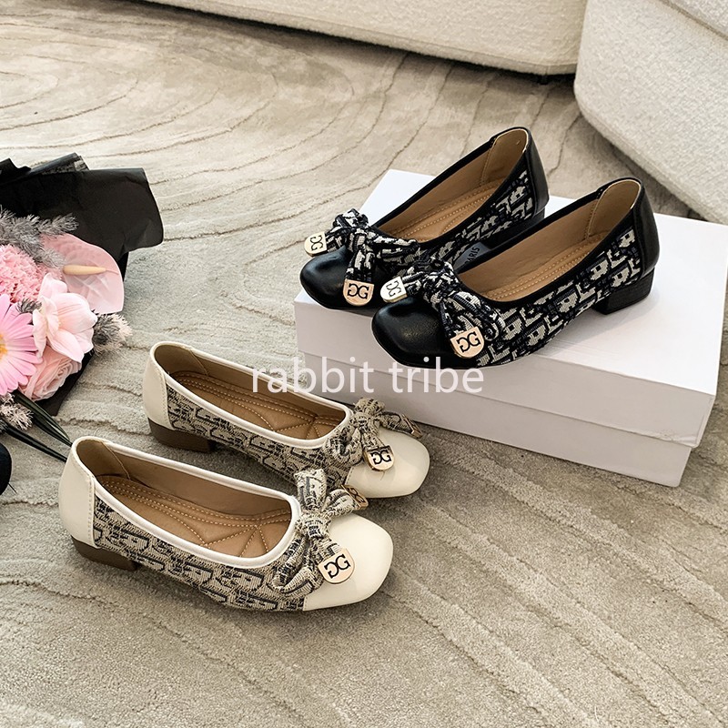 Comfortable French Womens Sing - Embroidery Flat Shoes ulasan dan harga