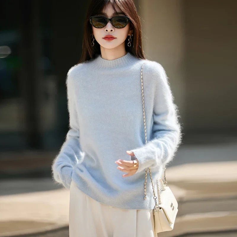 100% Wool Women's Fluffy High  - Embroidery Origin ulasan dan harga