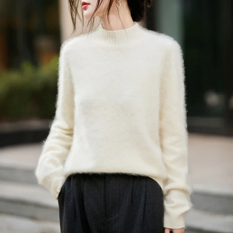 100% Wool Women's Fluffy High  - Embroidery Origin ulasan dan harga