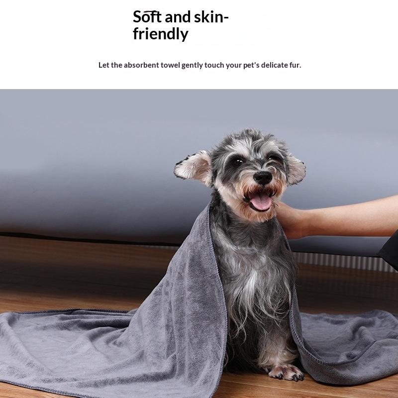 Hot Microfiber Pet Bath Towel  - Embroidery Towel ulasan dan harga