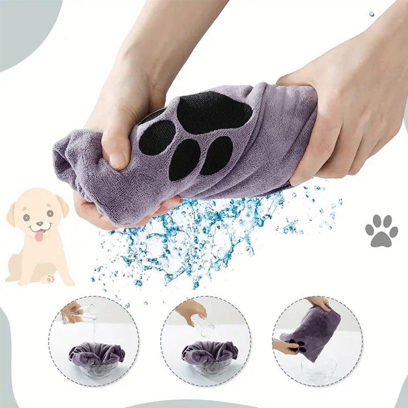 Hot Microfiber Pet Bath Towel  - Embroidery Towel ulasan dan harga