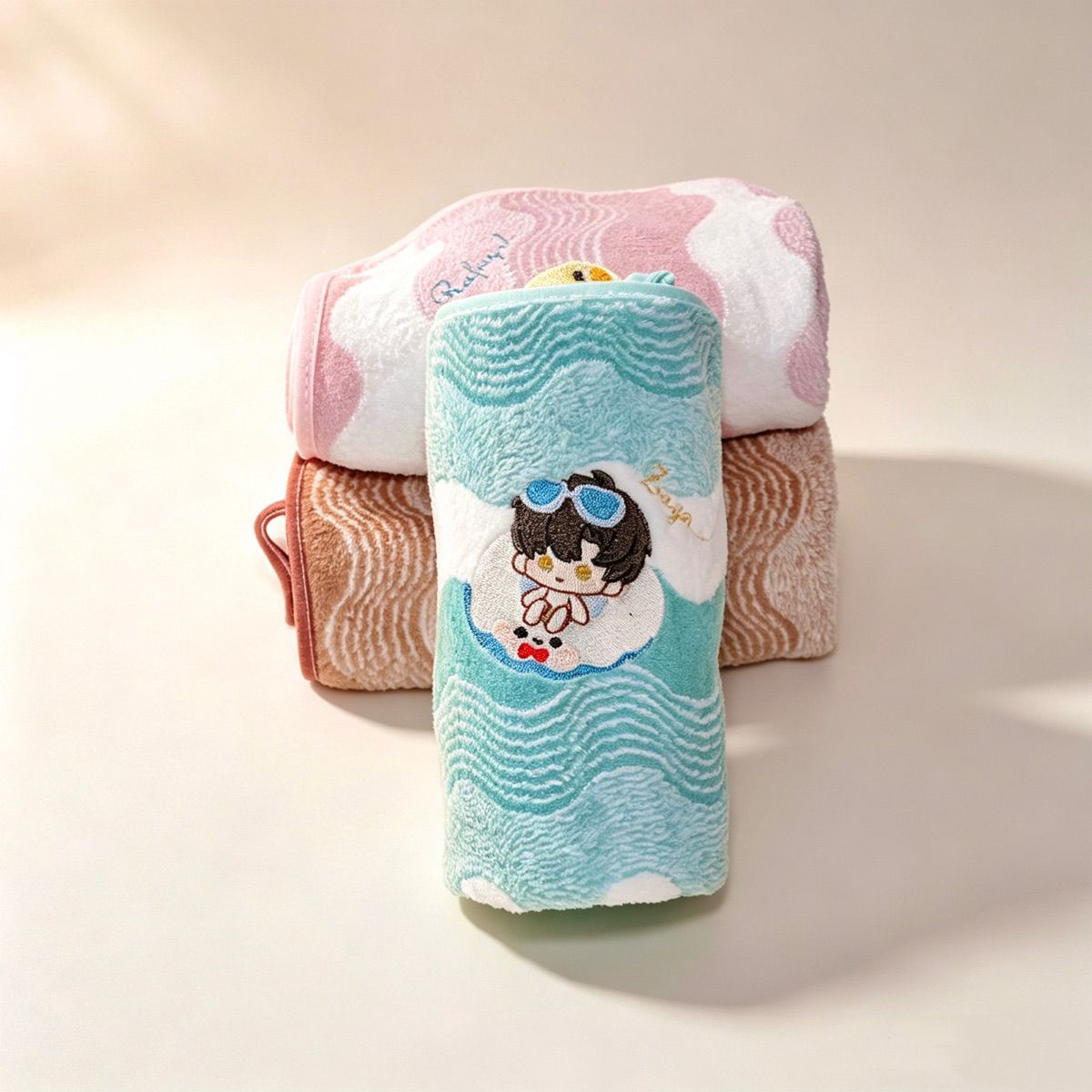 Anime Love and Deepspace Coral - Embroidery Towel ulasan dan harga