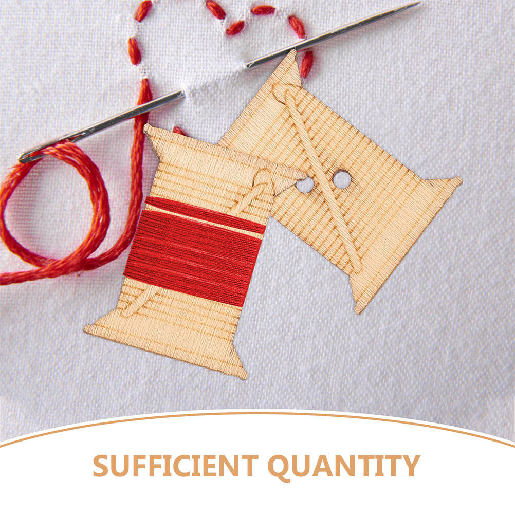 100Pcs Wooden Embroidery Floss - Embroidery Floss ulasan dan harga