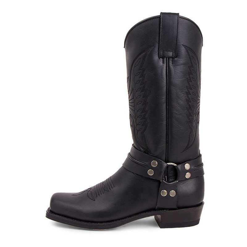 New Men's Motorcycle Boots Fas - Embroidery Youtube ulasan dan harga