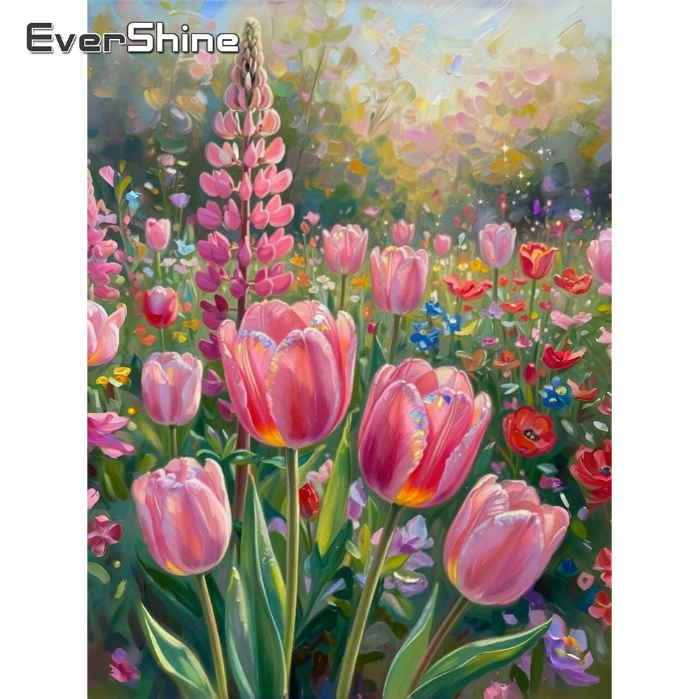 Evershine 11CT Cross Stitch Ki - Embroidery Design Patterns Flowers ulasan dan harga