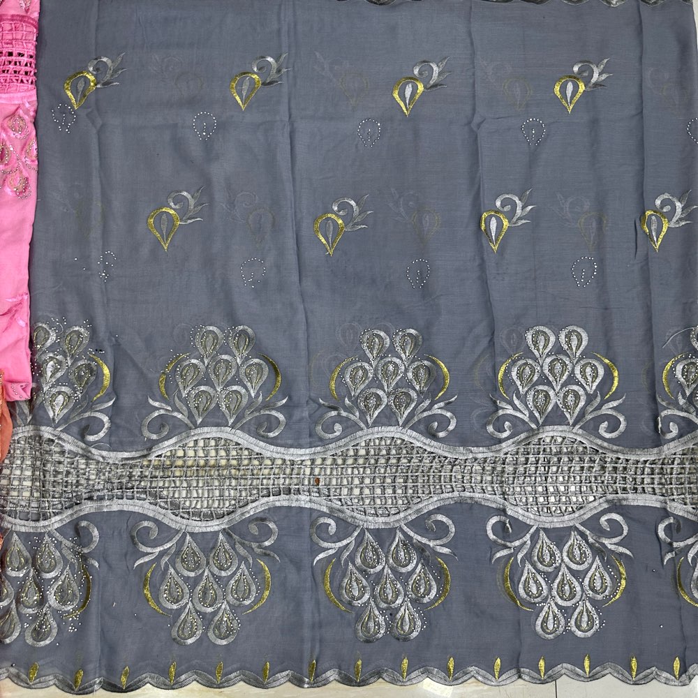 2026 African Muslim Scarf Turb - Embroidery Pashmina ulasan dan harga
