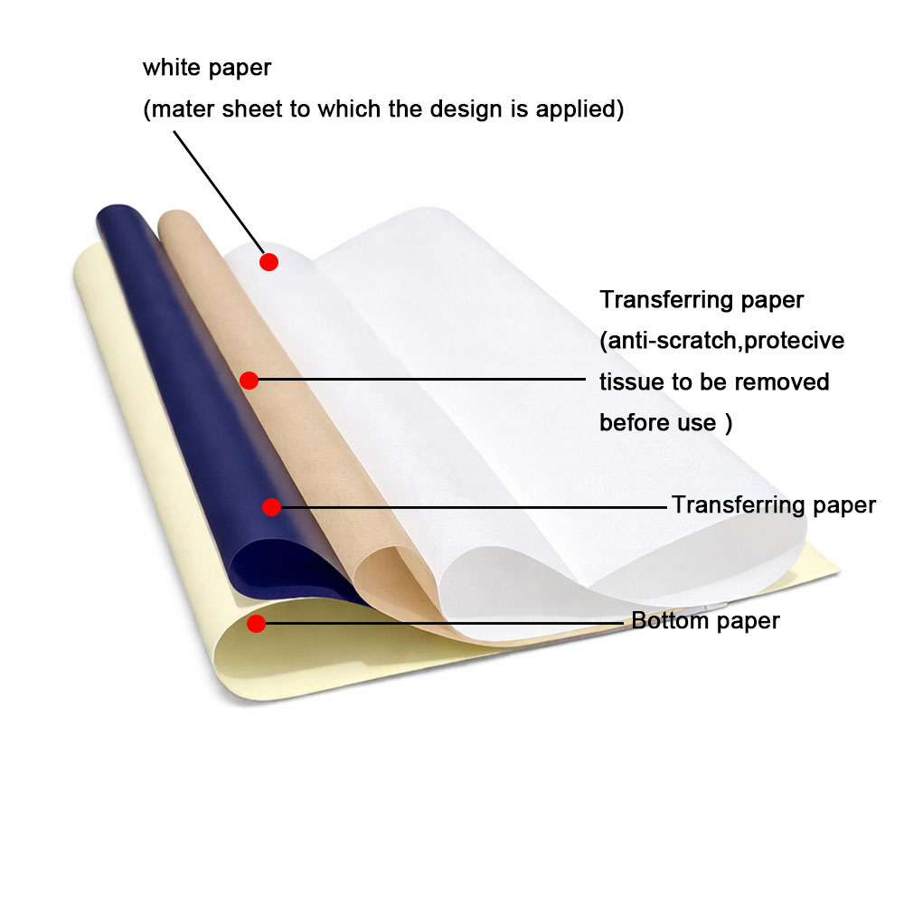 Audersigt 50/100Sheets Tattoo  - Transfer Paper Carbon ulasan dan harga