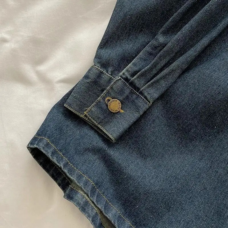 Y2K Denim Skirt Set: Vintage J - Embroidery Origin ulasan dan harga