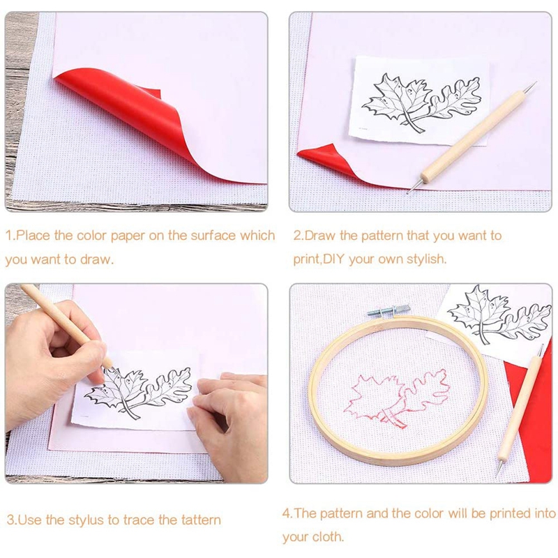 10Pcs Embroidery Transfer Pape - Transfer Paper Carbon ulasan dan harga