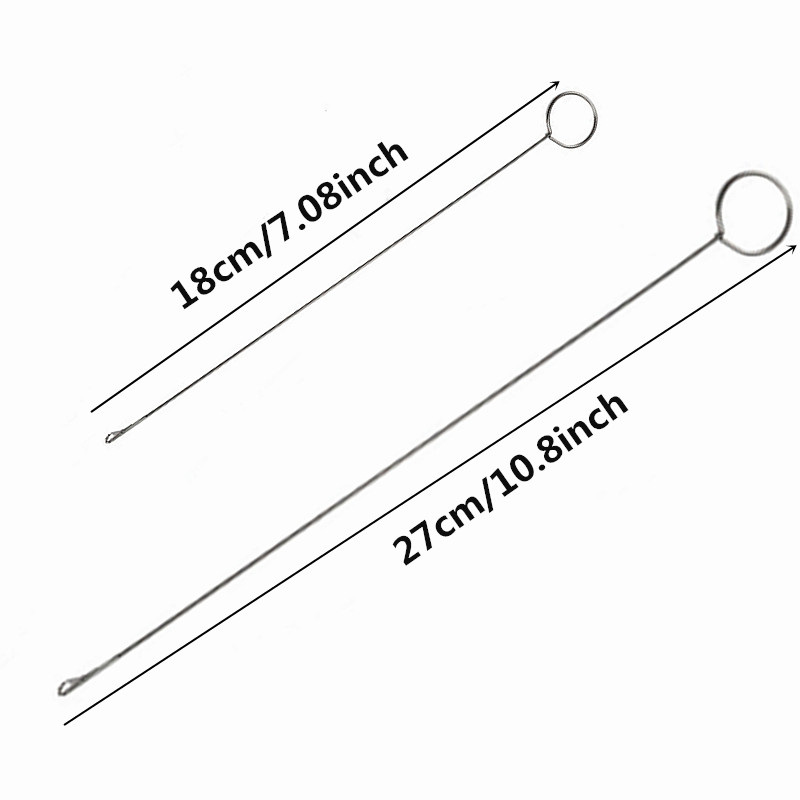 1/2Pcs Metal Sewing Loop Turne - Embroidery Youtube ulasan dan harga