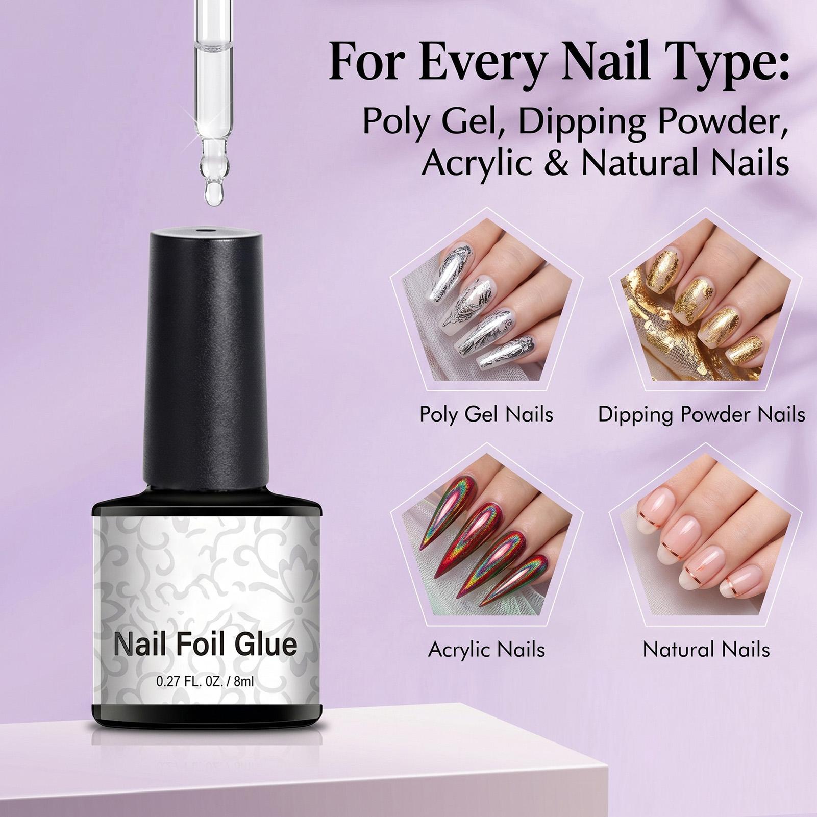 Nail Foil Glue 8ml Transfer Fo - Transfer Paper Carbon ulasan dan harga