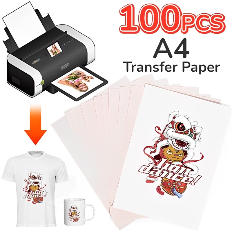 100-10Pcs A4 Sublimation Heat  - Transfer Paper Carbon ulasan dan harga