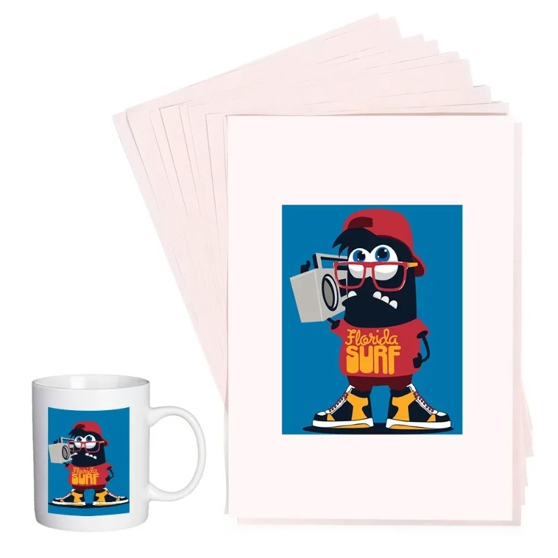 100-10Pcs A4 Sublimation Heat  - Transfer Paper Carbon ulasan dan harga