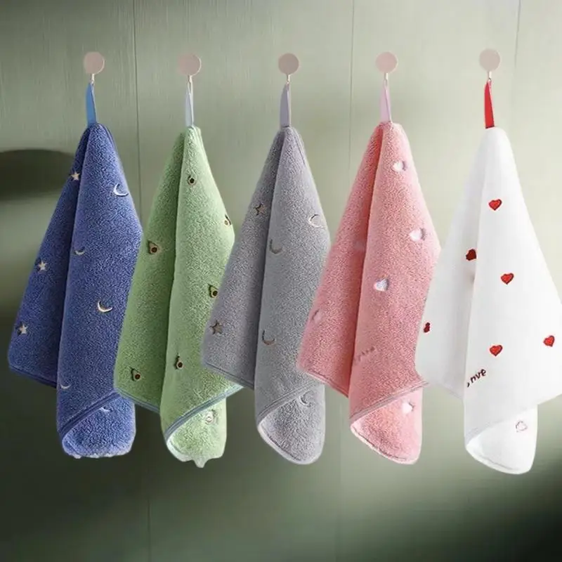 30x30cm Cartoon Small Embroide - Embroidery Towel ulasan dan harga