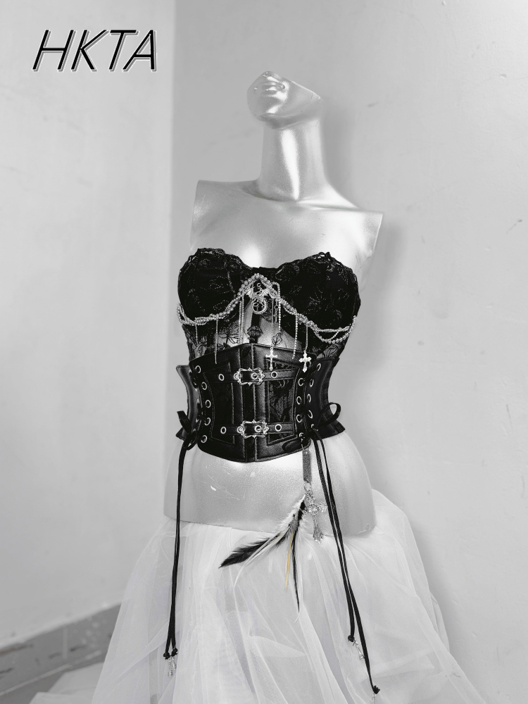 Dark Style Goth Metal Chain Wa - Embroidery Youtube ulasan dan harga
