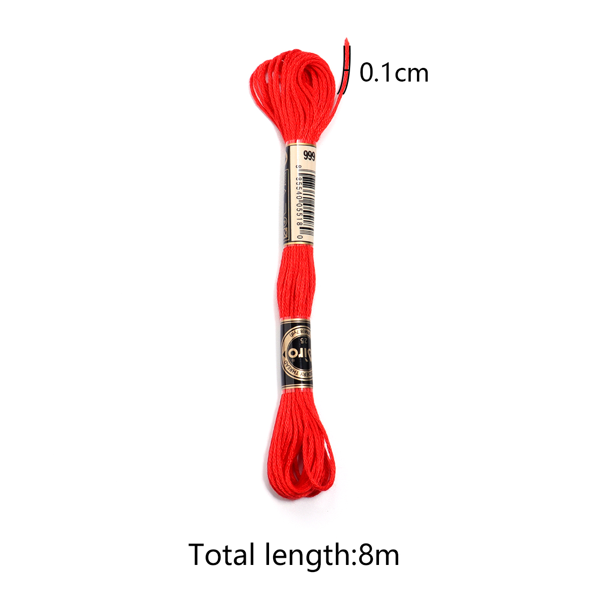 6Pcs/Lot Multicolor Polyester  - Embroidery Floss ulasan dan harga