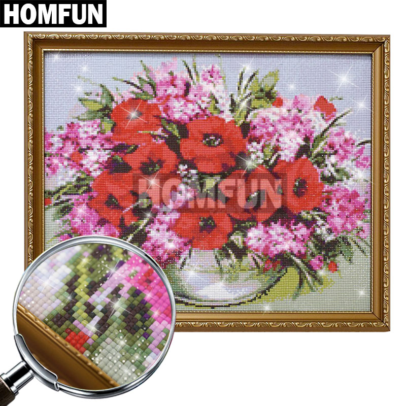HOMFUN Full Square/Round Drill - Embroidery Whale ulasan dan harga