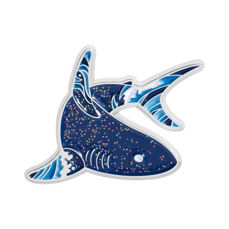 Cartoon marine creatures Ename - Embroidery Whale ulasan dan harga