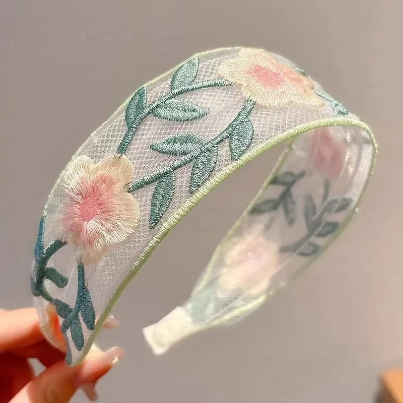 1/3pcs Elegant Chiffon Embroid - Embroidery Ring ulasan dan harga