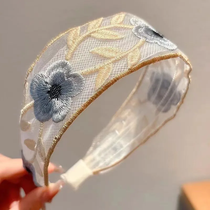 1/3pcs Elegant Chiffon Embroid - Embroidery Ring ulasan dan harga