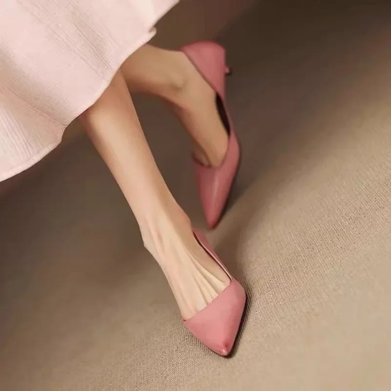 Women's Pointed Toe Stiletto H - Embroidery Flat Shoes ulasan dan harga