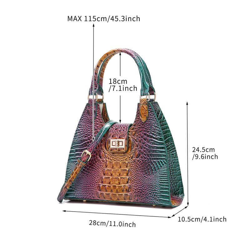 Lady Trendy Crocodile Pattern  - Embroidery Design Patterns Flowers ulasan dan harga